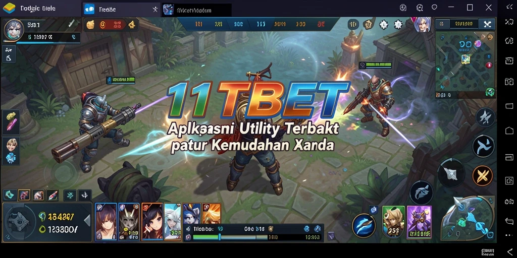 Tampilan antarmuka aplikasi 11TBET yang sederhana dan fungsional.