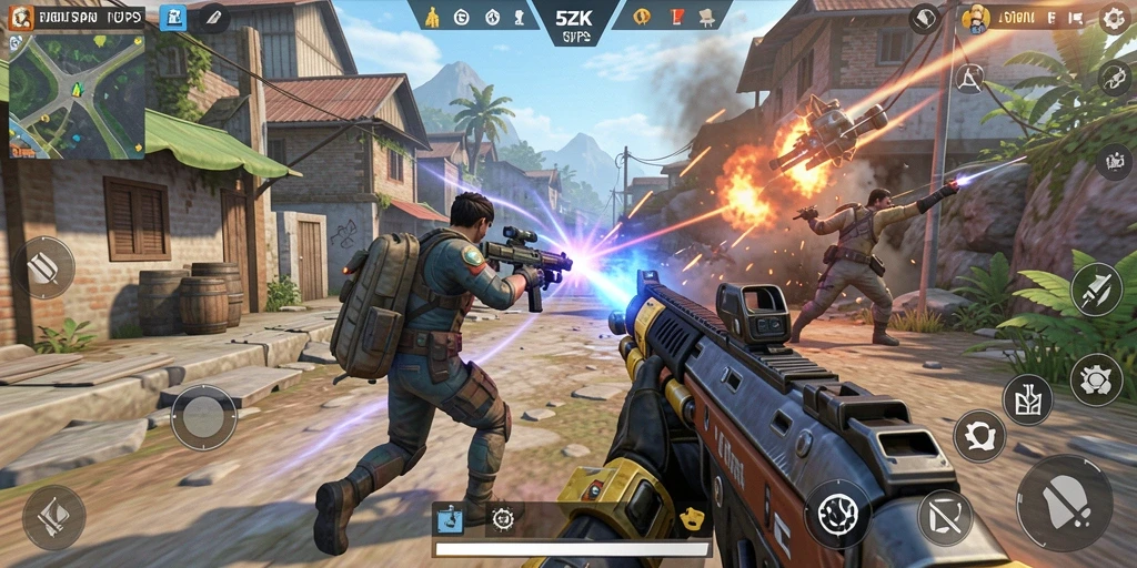 Tampilan gameplay 5ZK yang mendebarkan dan interaktif.