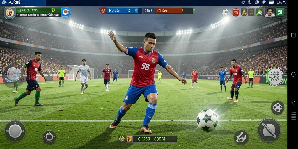 Tampilan permainan sepak bola yang seru dan mengasyikkan di AJR88