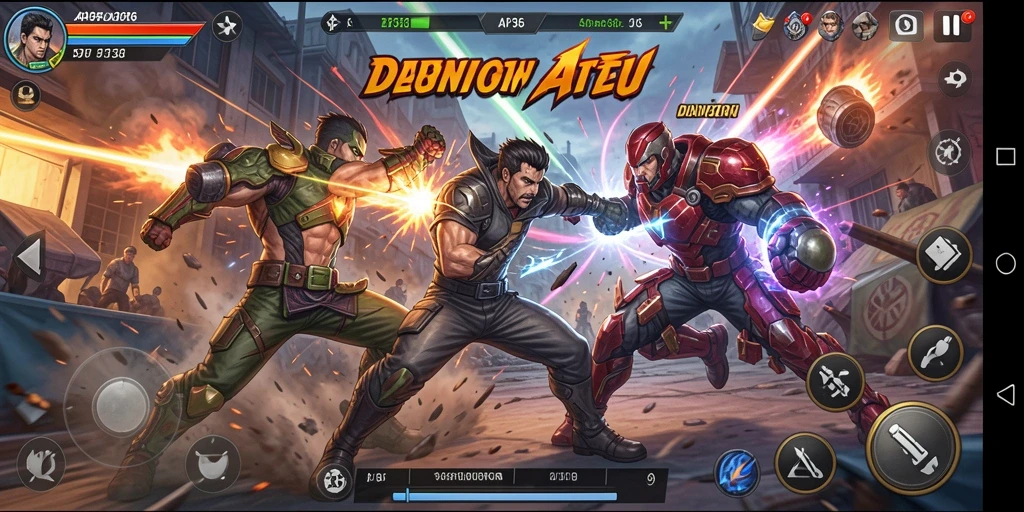 Tampilan gameplay API36 yang mendebarkan saat beraksi melawan musuh.