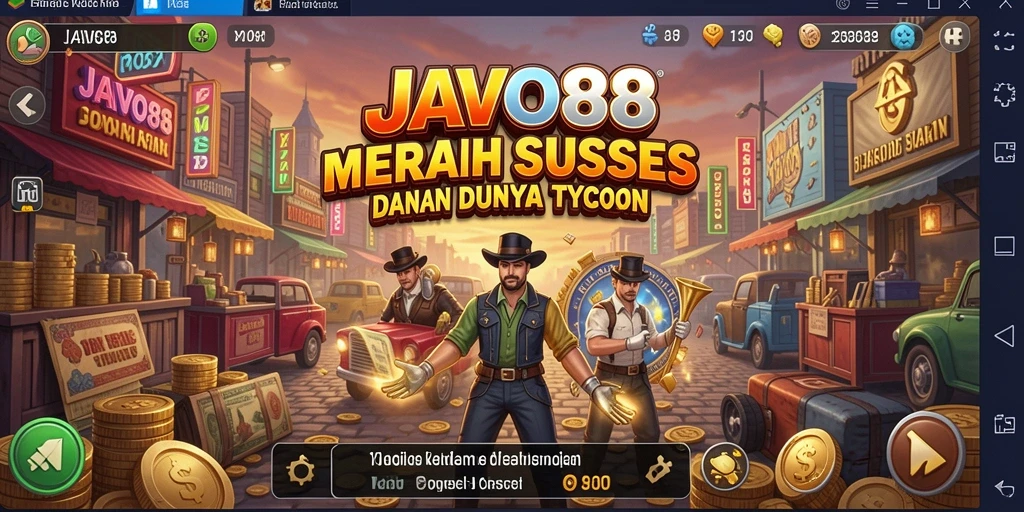 Tampilan gameplay JAVO88 yang seru dan menarik di dunia Tycoon.