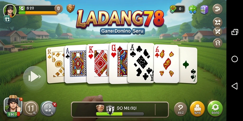 Screenshot gameplay LADANG78 menunjukkan aksi seru dalam permainan Domino.