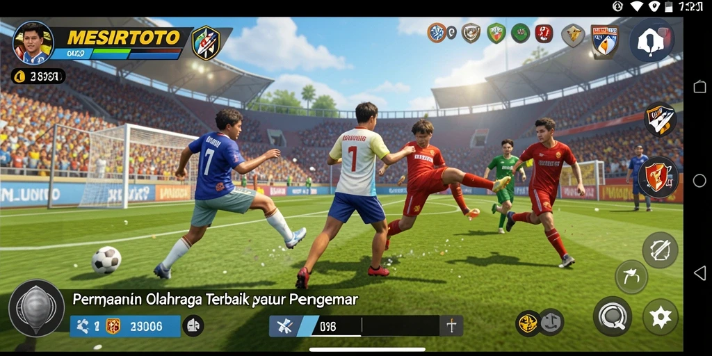 Tampilan penuh aksi dari gameplay MESIRTOTO yang memikat.