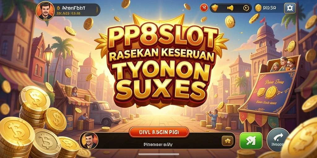 Tampilan gameplay PP8SLOT yang seru dengan berbagai jenis bisnis.
