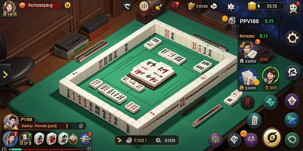 Tampilan menarik dari gameplay Mahjong di PPV88.