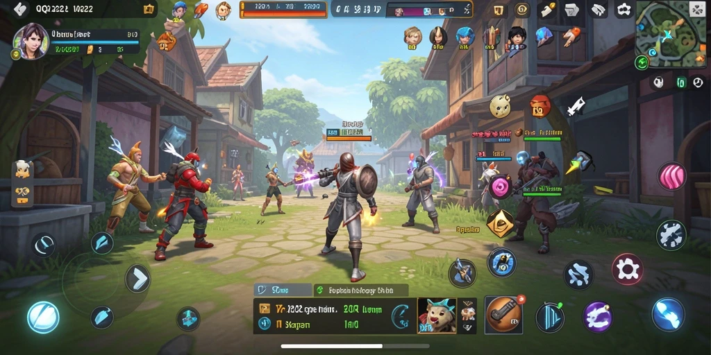 Tampilan antarmuka QQ222 yang sederhana dan fungsional.
