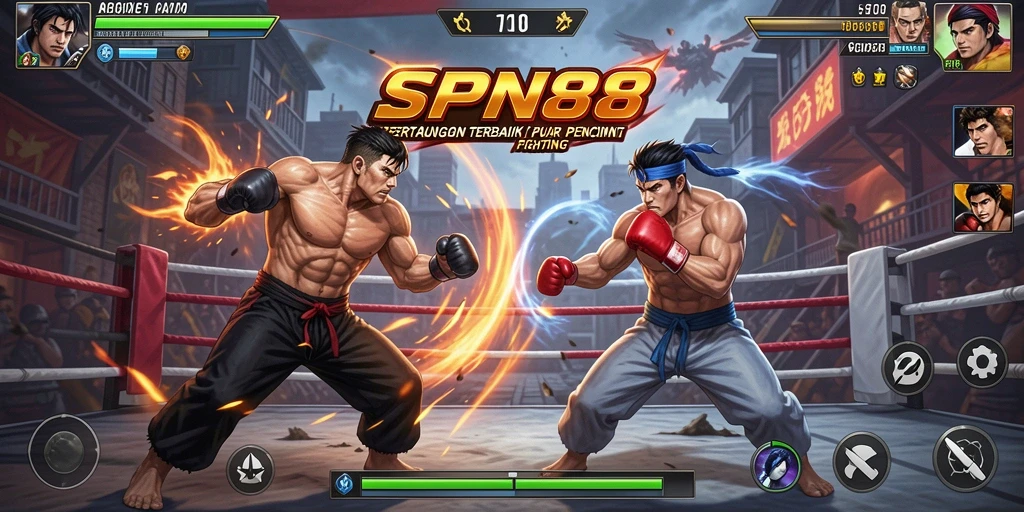 Gameplay mendebarkan dari SPN88 dengan karakter Fighting yang menonjol.